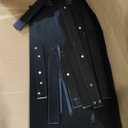 YITAHOME Coffee Table for Living Room, Modern Farmhouse Coffee Table with Storage, 2-Tier Center Table Wood Living Room Table Accent Cocktail with Sturdy Frame, Black