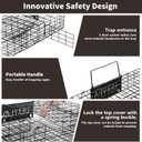 Squirrel Trap,Humane Catch and Release,Can Catch Multiple Squirrels or Chipmunks at Once