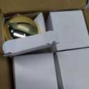 2 Pack Intieror Gold Door Knob Set with Spindle, Old Style Door Knobs Replacement Set for Mortise Lock Interior Doors, Polished Brass