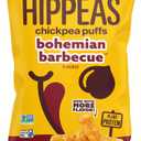 Hippeas Chickpea Puffs, Bohemian Barbecue (Pack of 6), 4 Ounce, 4g Protein, 3g Fiber, Vegan, Gluten-Free, Crunchy, Plant Protein Snacks Best Before 08/09/26