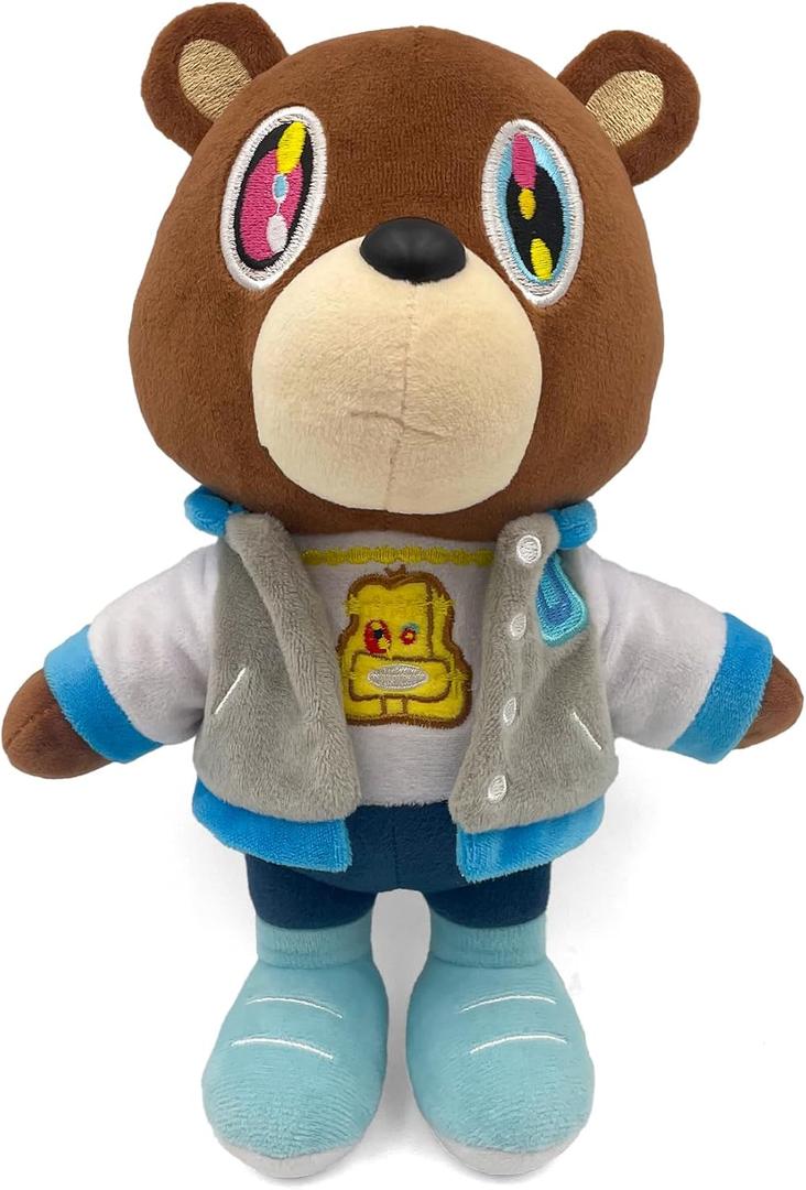 Kanye Bear Plush - 10 Inch Cute Plush Bear Stuffed Animal Toy  Soft and Adorable Gift for Kids, Boys, Girls, Birthdays, Easter, and Graduation