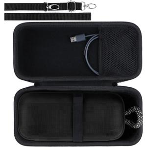 Lebakort Storage Case Compatible with Bose SoundLink Plus Portable Speaker (Black Case)