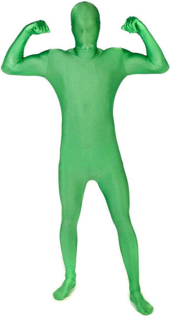 Morphsuits Full Bodysuit Costume Men, Morph Suits Adults, Mens Spandex Bodysuit Costume, Full Body Suit (XX-Large, Green)