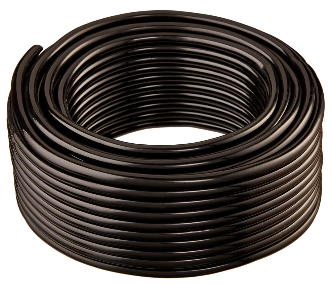 (1/2" ID x 5/8" OD x 100 ft) HydroMaxx Flexible Non-Toxic, BPA Free, Black Vinyl Tubing