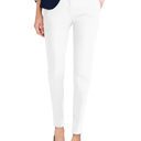 Hybrid & Company Womens Super Comfy Flat Front Stretch Trousers Chino Pants 24