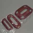 RT-TCZ for Jeep JL Red Carbon Fiber Dome Light Cover Trim for Jeep Wrangler JL Gladiator JT 2018-2023 Red Carbon Fiber Interior Accessories 3pcs