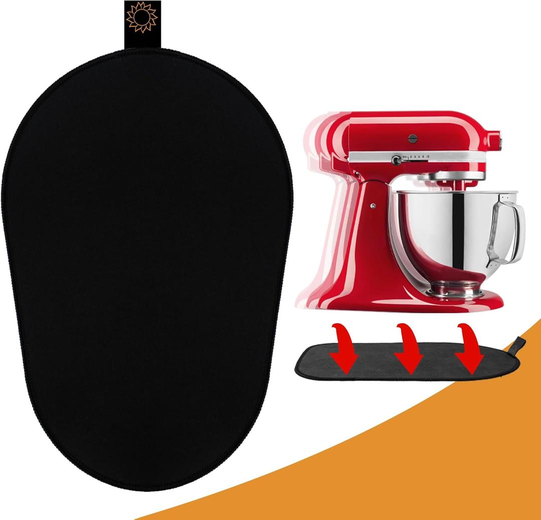 Sliding Mat for Kitchenaid Mixer, Mover Slider Mat Pad for 5-8 Qt Bowl-Lift Stand Mixer, Kitchen Appliance Slider Mat Compatible with Professional 600 Stand Mixer, Kitchen Aid Mixer Accessories