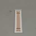 Magnetic Silicone Band Compatible with Apple Watch Band 38mm 40mm 41mm 42mm Women Men, Soft Waterproof Sport Strap for iWatch Series 11 10 (Sand Pink)