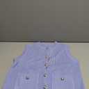 Saodimallsu Womens Sleeveless Sweater Vest Button V Neck Knit Trendy Casual Summer Cardigan with Pockets, Size S