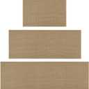 Artoid Mode Washable Non Slip Kitchen Rugs and Mats Set of 3, Rubber Backing Absorbent Kitchen Mats for Floor Front of Sink - 24"x36"+24"x60"+24"x72"