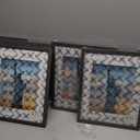 SESEAT 8x10 Picture Frame Dark Gray Set of 6, Display Pictures 5x7 With mat or 8x10 Without Mat