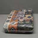 Area Rug 4x6 Rug Washable Nomadic Rugs Non Slip Low Pile Floral Animal Small Carpet for Bedroom, Bedside, Kids Room, Office, Dining Room, Green 