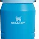 Stanley IceFlow Flip Straw Jug with Handle 64 oz| Twist On Lid and Flip Up Straw | Leak Resistant for Travel and Sports | Insulated Stainless Steel | BPA-Free | Azure