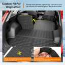 powoq Fuel&Hybrid Cargo Mat Compatible with 2023-2026 Kia Sportage Cargo Liner Trunk Mat TPE Backrest Liner Replacement for 2023-2025 2026 Kia Sportage Accessories (Trunk Mat with Backrest Mats)