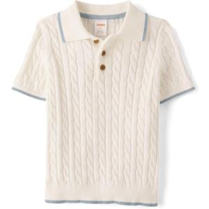 Gymboree Boys' and Toddler Short Sleeve Sweater Polo Shirt 7