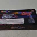 Electric Water Gun for Adults Kids, Automatic Squirt Gun with a Long Range of up to 26 Ft, LED Light Large Capacity IP7 Waterproof Fully Auto Water Gun(Red