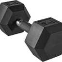 CAP Barbell Coated Hex Dumbbell Weight - Single | 10-120 lbs | Multiple Options