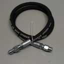 YAMATIC Pressure Washer Whip Hose With Swivel Steel Connector, 3/8" Jumper Hoses 3FT for Reel and Power Washer, 4000 PSI