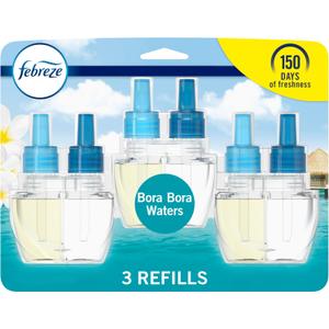 Febreze Odor-Fighting Fade Defy PLUG Air Freshener Refill, Bora Bora, .87 fl. oz. Oil Refills- Pack of 1