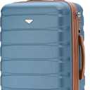 24x16x10 Expandable Carry On Suitcase Hardside TSA Lock USB C Lightweight Luggage Silent Double Spinner Wheels Maximum Overhead Carry-On Bag For Virgin & South West Approved Airlines
