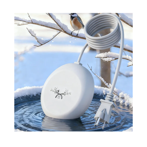 Bird Bath Heater for Outdoors in Winter, 80w Birdbath Heaters for Outdoor Bird Bath Deicer with Thermostatically Control, Heated Bird Bath Water Heater for Bird Chicken Livestock, With 10ft Cord