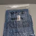 Wide Leg Slacks Pants for Women Pull on High Waisted Business Trousers with 3 Pockets for Casual Office Wear (Small, Blue)