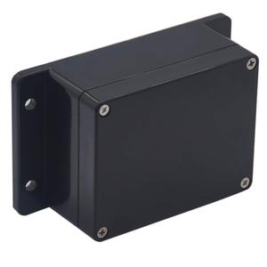 Project Box IP65 Waterproof Junction Box ABS Plastic Black Electrical Boxes DIY Electronic Project Case Power Enclosure with Fixed Ear, Black4.53 x 3.54 x 2.17 inch