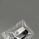 2 Pack 64GB USB 2.0 Flash Drive Memory Stick Thumb Drives Swivel Design(2 X 64GB: Black Silver)