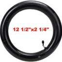1-Pack 12.5" Scooter Inner Tube 12 1/2 x 2 1/4 Angled Valve Stem 12.5" x 2.25" Tube Compatible with 12.5X1.75 12.5 X 1.95 12.5 X 2.125 12.5 x 2.25 Most Bike and Scooter Tire Tube