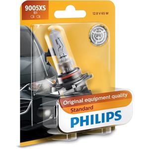 Philips 9005XS Standard Halogen Replacement Headlight Bulb, 1 Pack