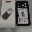 Miimall for iPhone 17 Pro Max Case Waterproof, Compatible with Magsafe [360 Full Body][Bulit-in Screen & Lens Protector] Military Grade Dustproof Snowproof Rugged Phone Case for iPhone 17ProMax Black