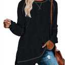 Aokosor Tunic Tops for Women 2025 Long Sleeve Shirts for Leggings Loose Fit Sweaters size LARGE