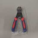 WORKPRO Mini Bolt Cutter 8-inch, Spring Loaded Small Heavy Duty Wire Cable Cutter, Snips Clippers with Soft Anti-Slip Handle