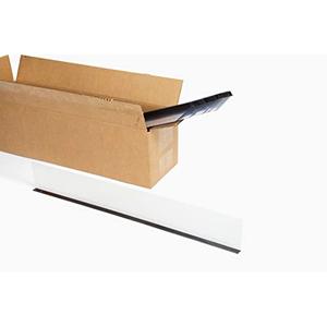 Sightline Display Magnetic Shelf Dividers - 25 Pack - Shelf Retainer with Magnetic Base - Clear, Thin, Flexible Plastic 12"L x 3"H x 0.5"W x 0.020” Shelf Dividers for Stores, Cabinet Gondola Dividers