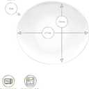 Bormioli Rocco Plate,  Dinner Plates, 24