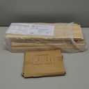 WOPITUES Wood Floating Shelves Set of 6, Shelves for Wall Decor, Farmhouse Shelf for Bedroom, Bathroom Storage Shelves, Book Shelves for Living Room - Rustic Brown (16.5 Inch)