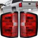 Boine Tail Light Compatible With 2014-2018 Chevy Silverado 1500 2500HD 3500HD Driver and Passenger Side Rear Light Brake Lamps Replaces GM2800261 GM2801261