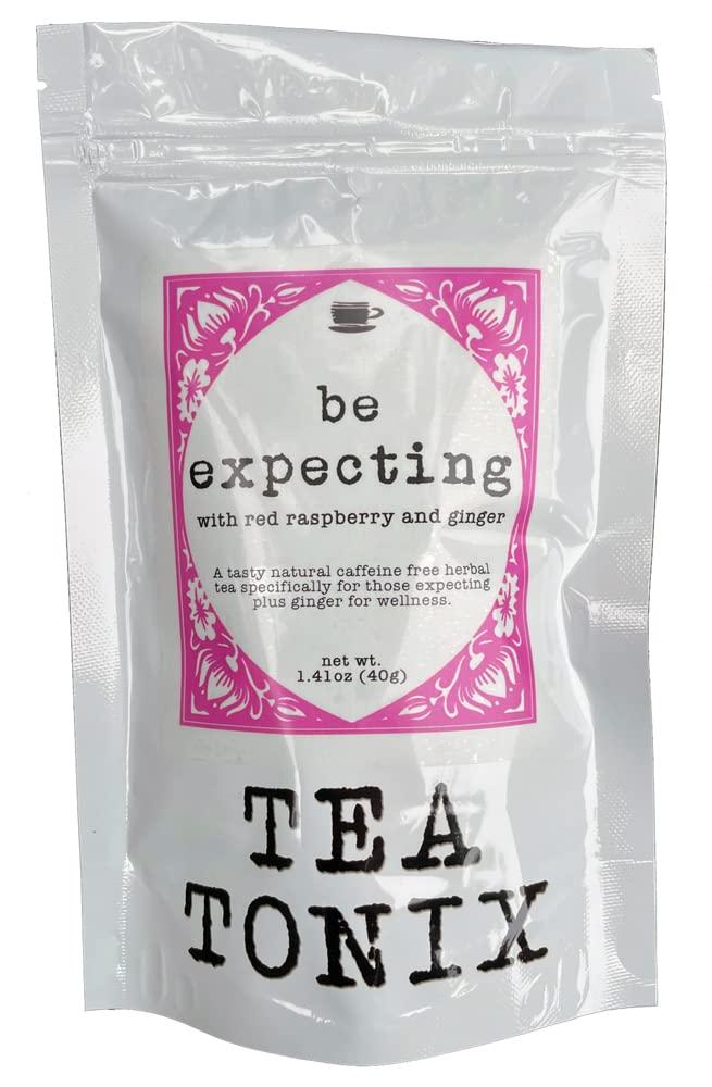 BE EXPECTING Pregnancy Herbal Tea with Red Raspberry, Ginger, and Nettles 40g (1.41oz) - a Caffeine Free Blend for those Expecting (EXP 04/01/26)