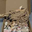 Moinchore 40 Pack Wildflower Thank You Gift Bags with Handles Small Thank You Party Favor Bags with Bow Wedding Welcome Tote for Wedding Bridal Shower Party, 5.5x2.4x4.7 in(Vintage Wild Floral)