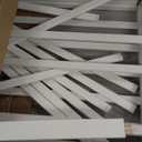 Pet Gate - 3-Panel Indoor Foldable Dog Fence for Stairs, Hallways or Doorways - 54x24-Inch Retractable Wood Freestanding Dog Gates by PETMAKER (White)