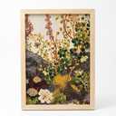 Framed Botanical Canvas Wall Art Wildflower Home Decor 24x16 Inch
