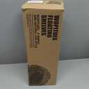 WOPITUES Wood Floating Shelves Set of 6, Shelves for Wall Decor, Farmhouse Shelf for Bedroom, Bathroom Storage Shelves, Book Shelves for Living Room-Black (16.5 Inch)