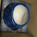 Sunddo Blue Ceramic Vase, Large Round