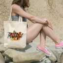Aesthetic Seasonal Tote Bags for Women Mother's Day Spring Fall Halloween Thanksgiving