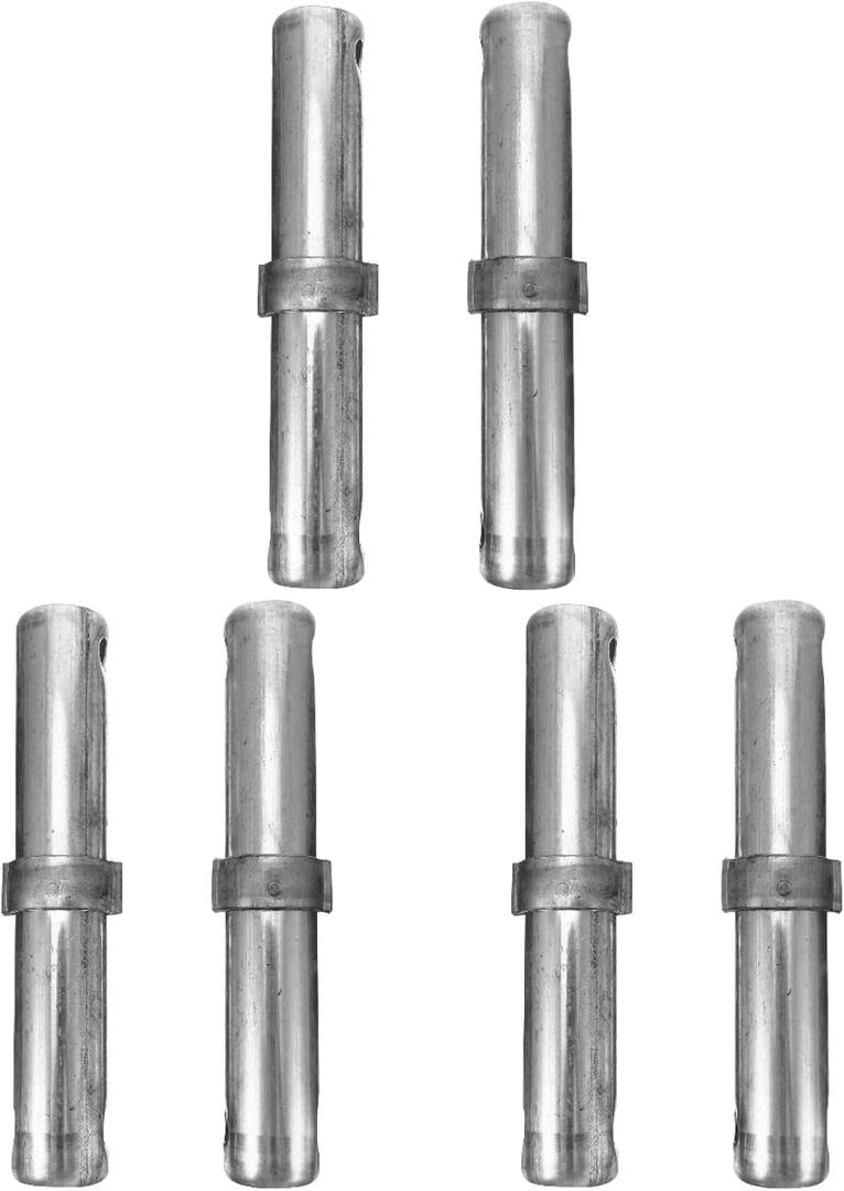 DOITOOL 6 Pcs Scaffolding pins 1 3/8 inches Heavy Duty Scaffolding Coupling Pins Spring Locking Scaffold Retainers Accessories for Connection and Stability