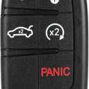 Car Key Fob Keyless Entry Remote 433MHz M3N40821302 for Chrysler 300, for Dodge Charger / Challenger / Dart Limited