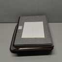 Large 22 Quart Linen Fabric Foldable Storage Bin Cube Organizer Basket with Flip-Top Lid & Handles, Clothes Blanket Box for Home, Office, Closet, Gray, 4 Pack 14.6 x 9.5 x 9.5