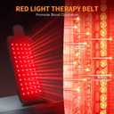 Red Light Therapy Belt for Body, Flexible Use Red Light Pad with Timer Controller Fit for Small Areas, 60 Beads Portable Infrared Light Therapy Belt for Starters