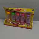 Melissa & Doug Tip & Sip Toy Juice Bottles and Activity Card (6 Pcs) Pretend Play Food Set, Play Kitchen Food For Ages 3+