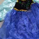 Funna Princess Costume for Toddler Girls Fancy Dress Party with Accessories (5T(4-5 yrs), Blue)